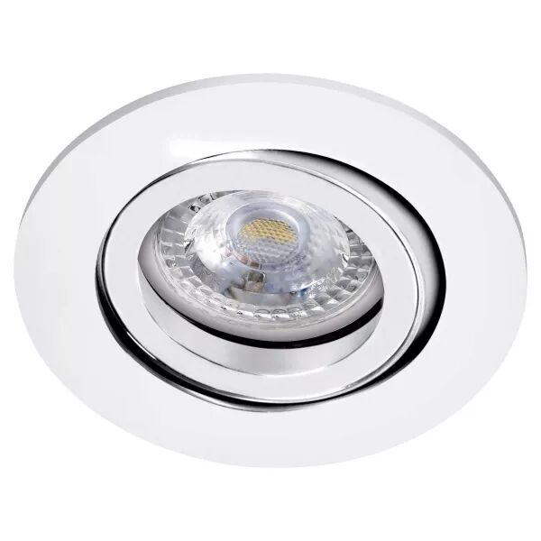 TIPO - Encastr� GU10, rond, orientable, blanc, a/lpe LED 4,5W 3000K 470lm incl. (51122)