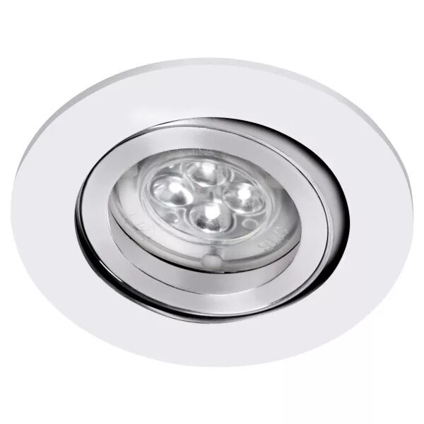 TIPO - Encastr� rond, orient., blanc, a/module LED XL6 40� 6W 3000K 590lm incl. (51096)