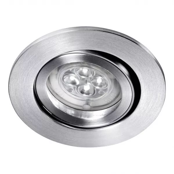TIPO - Encastr� rond, orient., nickel, a/module LED XL6 40� 6W 3000K 590lm incl. (51097)