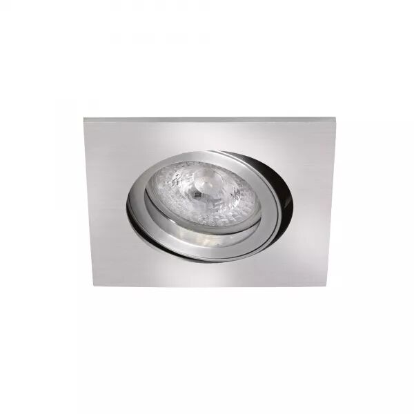 TIPO C-230 - ENCASTR� GU10, CARR�, ORIENTABLE ET BASC., ALU, LPE NON INCL.