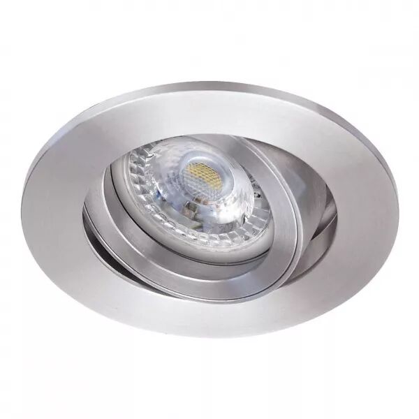 TIPO R - Encastr� GU10, rond, orientable, alu, a/lpe LED 7W 4000K 670lm incl. (51008)