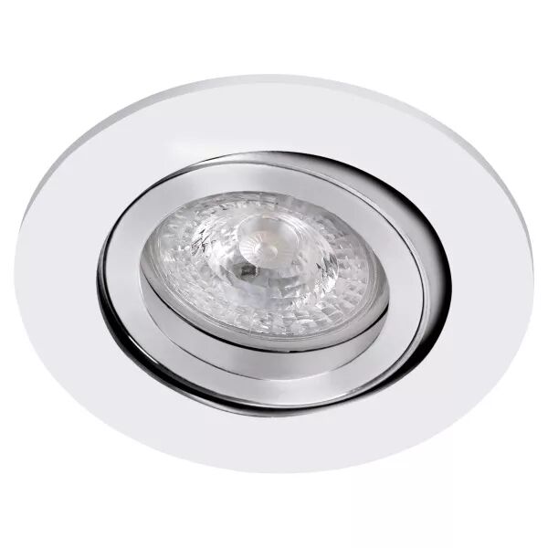 TIPO R-230 - Encastr� GU10, rond, orientable et basc., blanc, Lpe non incl. (4144)