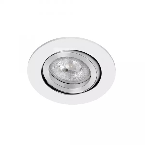 TIPO R-230 - ENCASTR� GU10, ROND, ORIENTABLE ET BASC., BLANC, LPE NON INCL.