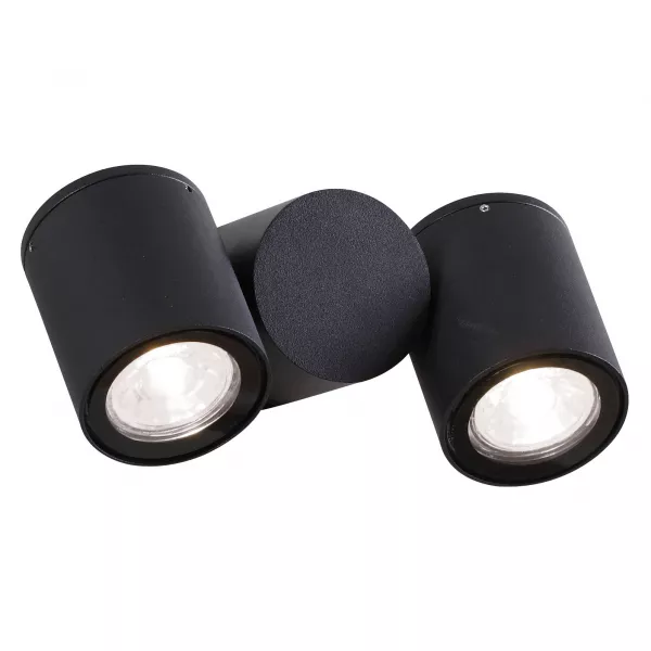 TOPAZE - Appl. Mur Ext. IP54 IK08, 2 t�tes, lpes LED 4W 4000K 520lm incl. (51397)