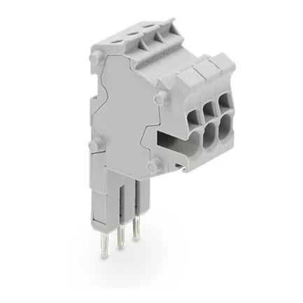 TOPJOB\'S Barrette de connecteurs modulaires 1,5 (2,5) mm� / 3 p�les / Gris (2001-553)