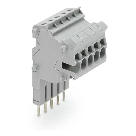 TOPJOB\'S Barrette de connecteurs modulaires 1,5 (2,5) mm� / 5 p�les / Gris (2001-555)