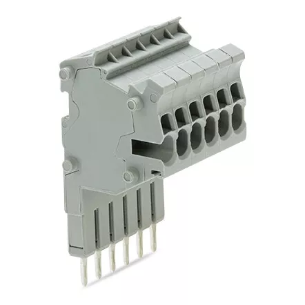TOPJOB\'S Barrette de connecteurs modulaires 1,5 (2,5) mm� / 6 p�les / Gris (2001-556)