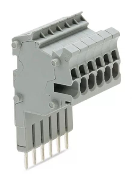 TOPJOB\'S BARRETTE DE CONNECTEURS MODULAIRES 1,5 (2,5) MM� / 6 P�LES / GRIS