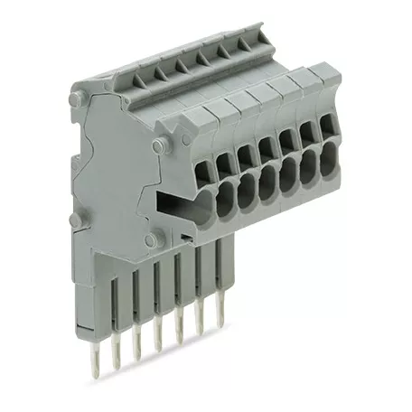 TOPJOB\'S Barrette de connecteurs modulaires 1,5 (2,5) mm� / 7 p�les / Gris (2001-557)
