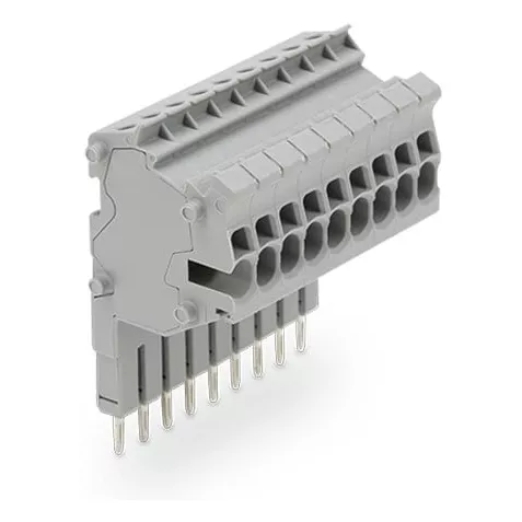 TOPJOB\'S Barrette de connecteurs modulaires 1,5 (2,5) mm� / 9 p�les / Gris (2001-559)