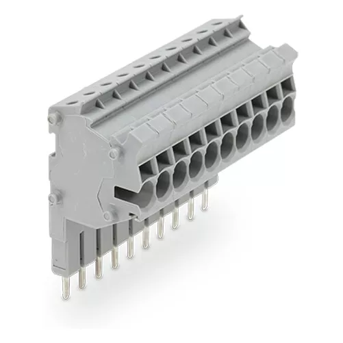 TOPJOB\'S Barrette de connecteurs modulaires 2,5 (4) mm� / 10 p�les / Gris (2002-560)