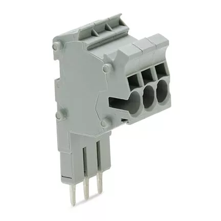 TOPJOB\'S Barrette de connecteurs modulaires 2,5 (4) mm� / 3 p�les / Gris (2002-553)