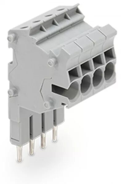 TOPJOB\'S BARRETTE DE CONNECTEURS MODULAIRES 2,5 (4) MM� / 4 P�LES / GRIS