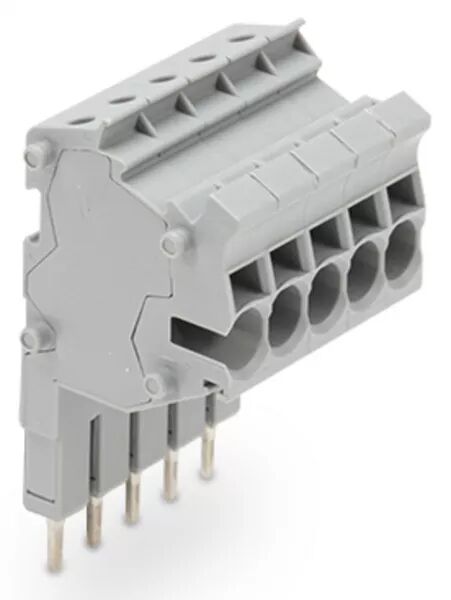 TOPJOB\'S BARRETTE DE CONNECTEURS MODULAIRES 2,5 (4) MM� / 5 P�LES / GRIS