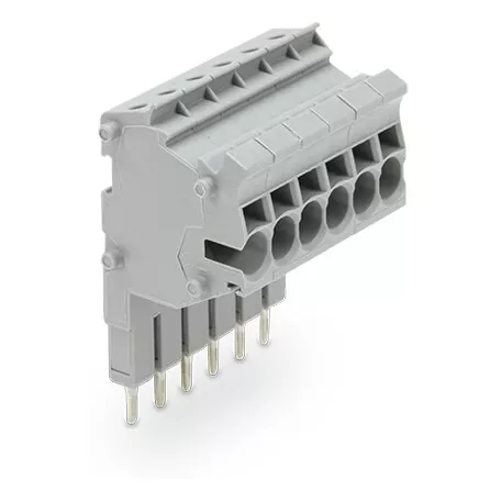 TOPJOB\'S Barrette de connecteurs modulaires 2,5 (4) mm� / 6 p�les / Gris (2002-556)