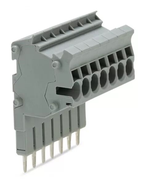 TOPJOB\'S BARRETTE DE CONNECTEURS MODULAIRES 2,5 (4) MM� / 7 P�LES / GRIS