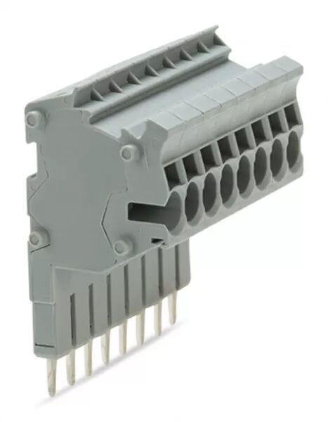 TOPJOB\'S BARRETTE DE CONNECTEURS MODULAIRES 2,5 (4) MM� / 8 P�LES / GRIS