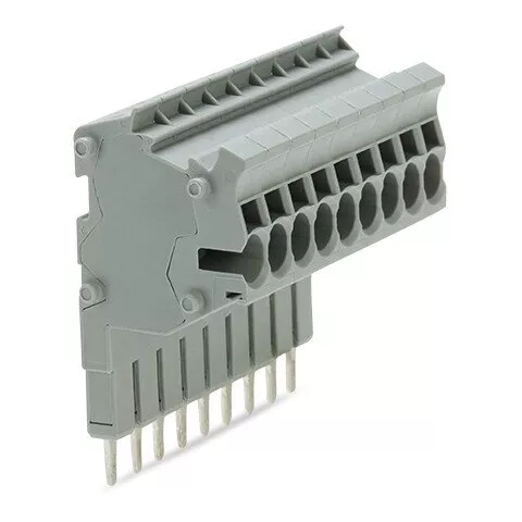 TOPJOB\'S Barrette de connecteurs modulaires 2,5 (4) mm� / 9 p�les / Gris (2002-559)