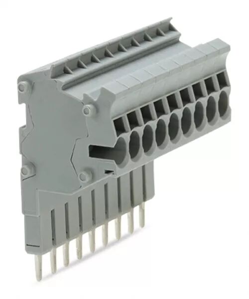 TOPJOB\'S BARRETTE DE CONNECTEURS MODULAIRES 2,5 (4) MM� / 9 P�LES / GRIS