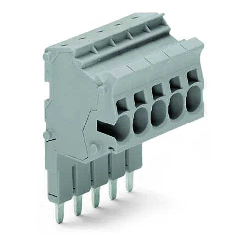 TOPJOB\'S Barrette de connecteurs modulaires 4 (6) mm� / 2 p�les / Gris (2004-552)