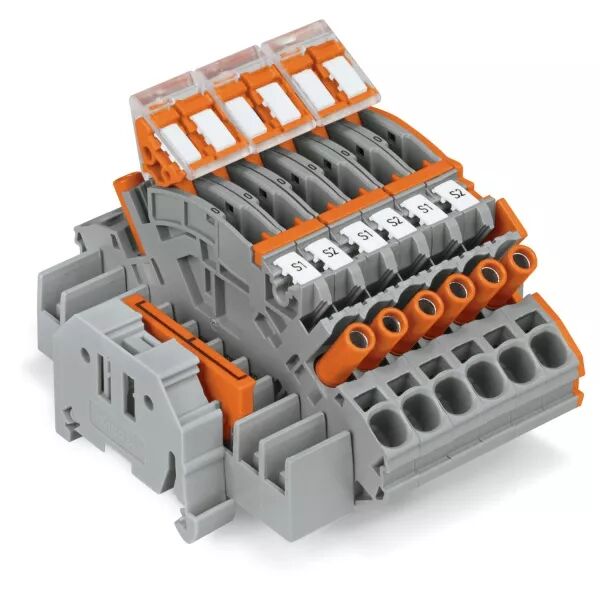 TOPJOB\'S Bloc de bornes de mesure sectionnables 3Ph (3I) + Rangement shunt (2007-8876)