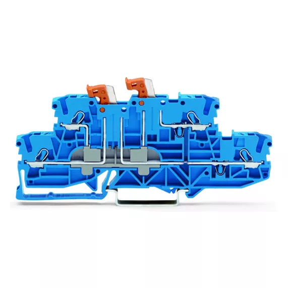 TOPJOB\'S Borne 2 �tages 2,5 (4) mm� / Double sectionnement / Bleu (2002-2954)