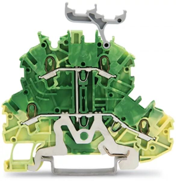 TOPJOB\'S BORNE 2 �TAGES PONT�S 1 (1,5) MM� / VERT-JAUNE / SUPPORT