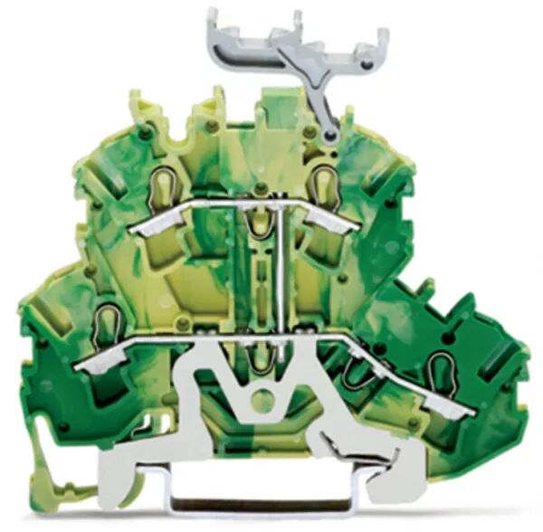 TOPJOB\'S BORNE 2 �TAGES PONT�S 2,5 (4) MM� / VERT-JAUNE / SUPPORT