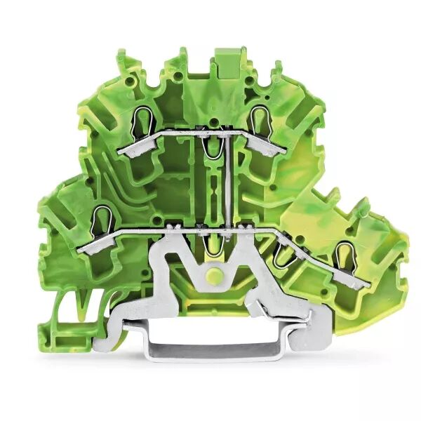 TOPJOB\'S Borne 2 �tages pont�s 2,5 (4) mm� / Vert-Jaune (2002-2207)