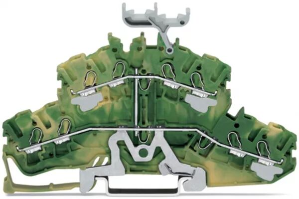 TOPJOB\'S BORNE 2 �TAGES PONT�S 4C / 2,5 (4) MM� / VERT-JAUNE / SUPPORT