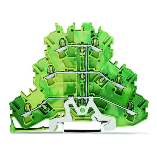 TOPJOB\'S Borne 3 �tages pont�s 2,5 (4) mm� / Vert-Jaune (2002-3207)