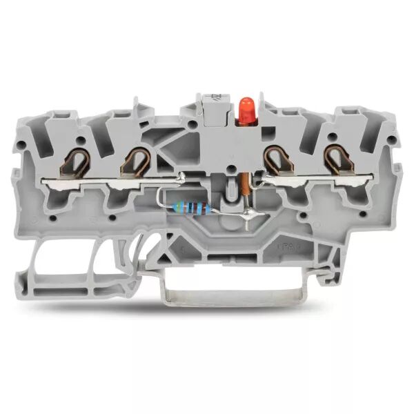 TOPJOB\'S Borne � LED 4C / 1,5 (2,5) mm� / LED rouge / Circuit I / Gris (2001-1421/1000-434)