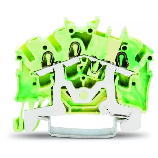 TOPJOB\'S Borne de passage 3C inclin�e / 2,5 (4) mm� / Vert-Jaune (2002-6307)