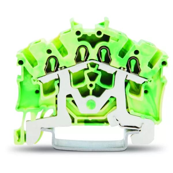 TOPJOB\'S Borne de passage 4C inclin�e / 2,5 (4) mm� / Vert-Jaune (2002-6407)