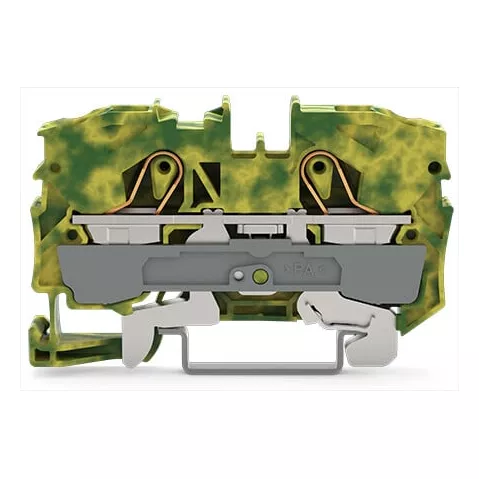TOPJOB\'S Borne de protection 2C / 10 (16) mm� / Vert-Jaune (2010-1207)