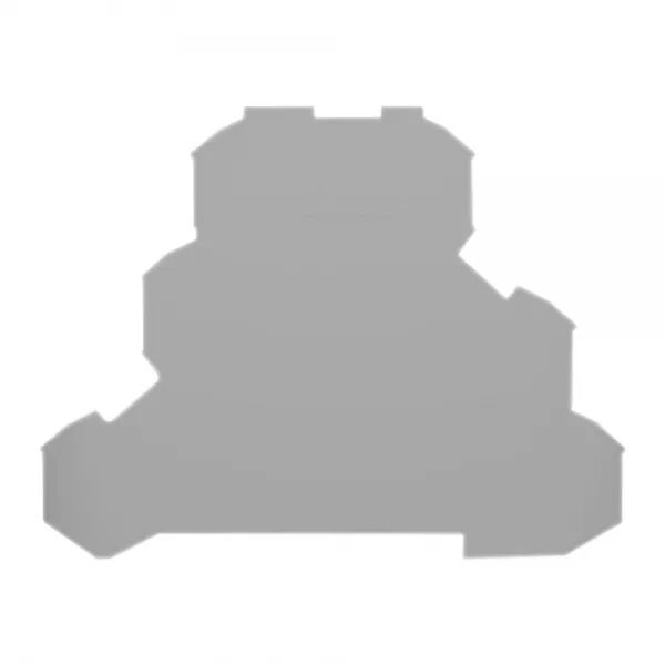 TOPJOB\'S PLAQUE D\'EXTR�MIT� ET INTERM�DIAIRE 3 �TAGES / GRIS