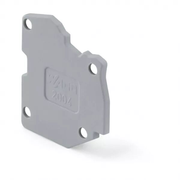 TOPJOB\'S Plaque d\'extr�mit� pour connecteur modulaire / 1,5mm / Gris (2004-541)