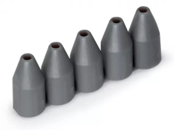 TOPJOB\'S R�DUCTEUR ISOLANT DE S�CURIT� 0,75-1 MM� / 5 PCS / GRIS FONC�