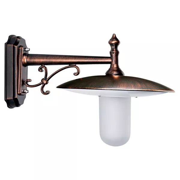 TOSCANE - Applique Mur Ext. IP44 IK02, cuivr�, E27 57W max., Lpe non incl. (4080)