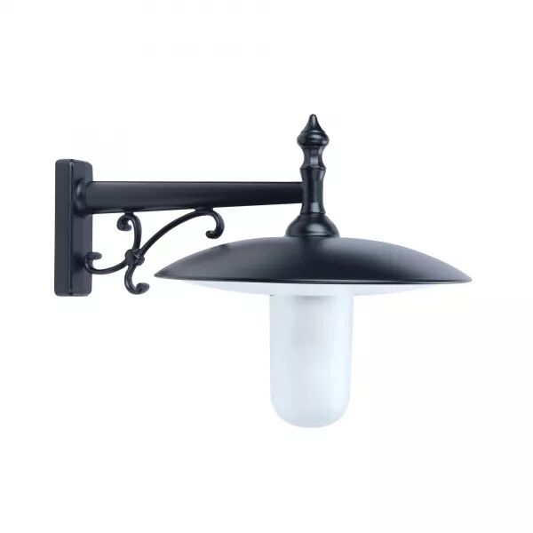 TOSCANE - APPLIQUE MUR EXT. IP44 IK02, NOIR, E27 57W MAX., LPE NON INCL.