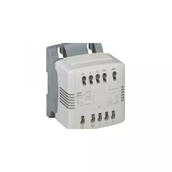 TRANSFORMATEUR DE COMMANDE ET S�CURIT� AUTOMATIQUE -PRIM 230-400V/SEC 24V -63VA