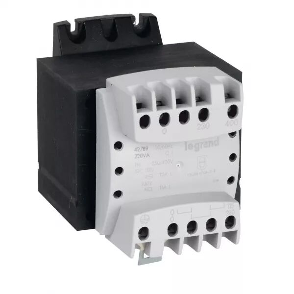 TRANSFORMATEUR S�PARATION CIRCUITS PRIM 230V � 400V ET SEC 115V~ � 230V~ - 220VA
