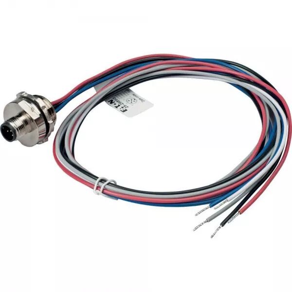 TRAVERS�E DE BO�TIER SWD, CONNECTEUR M�LE M12, 5 C�BLES, LONGUEUR 1 M