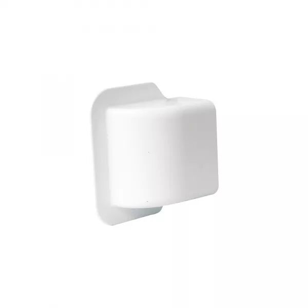 Travers�e de cloison coud�e-Pour goulotte de climatisation Viaclim 70x40mm-Blanc