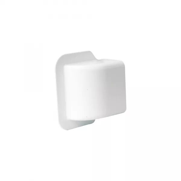 Travers�e de cloison coud�e-Pour goulotte de distribution Viadis 90x60mm-Blanc