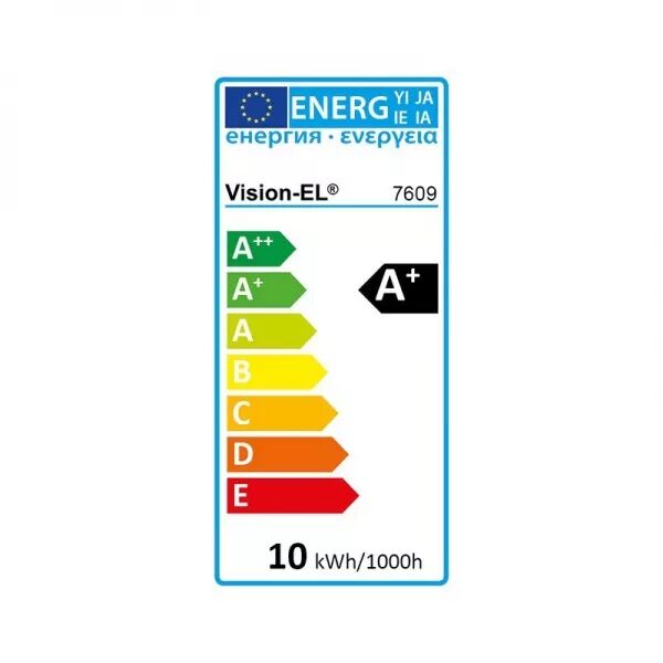 TUBE LED T8 600MM 10W 6000K 220-240V (X10)