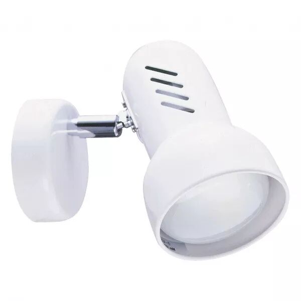 TURBO - Spot sur pat�re E27 100W max, orientable, blanc, lampe non incl. (0617)