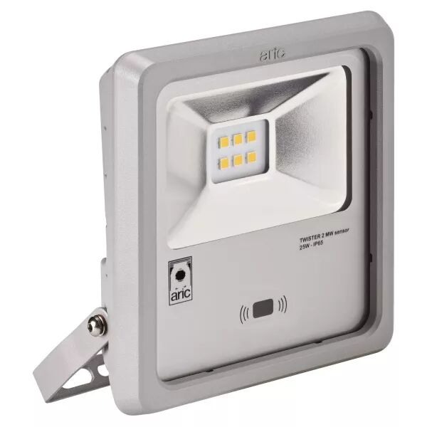 TWISTER 2 SENSOR-Proj. Ext. IP65 IK08, gris, LED 110� 25W 4000K 2300lm, a/sensor (50482)