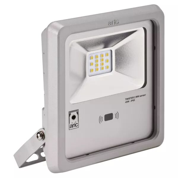 TWISTER 2 SENSOR-Proj. Ext. IP65 IK08, gris, LED 110� 45W 4000K 4100lm, a/sensor (50483)