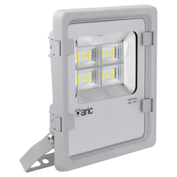 TWISTER 3 - Proj. Ext. IP65 IK08, gris, 90� LED int�gr� 45W 4000K 5850lm (50834)